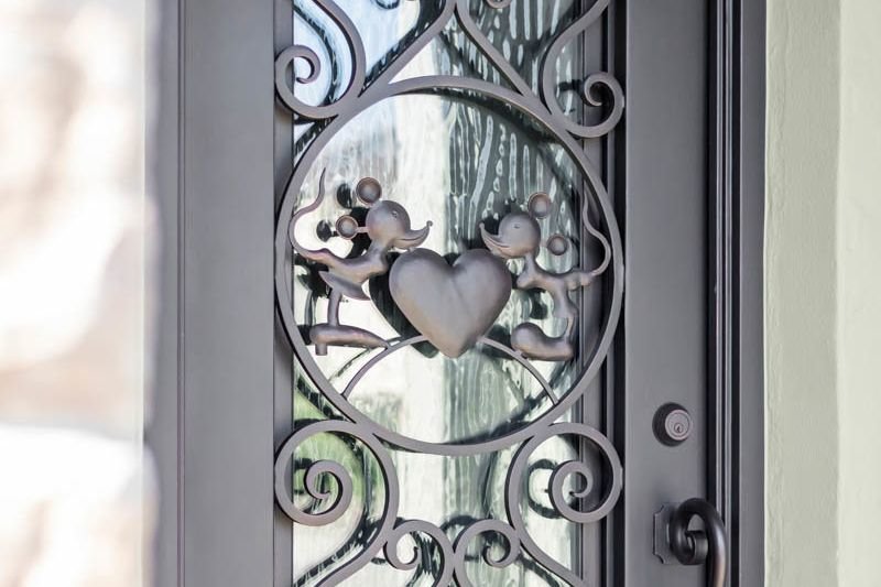 personalized metal disney door